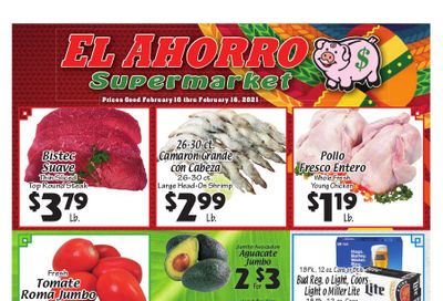 El Ahorro Supermarket Weekly Ad Flyer February 10 to February 16, 2021