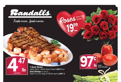 Randalls Valentine's Day Sale Weekly Ad Flyer February 10 to February 16, 2021