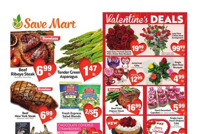 Save Mart Big Valentine's Day Sale Weekly Ad Flyer February 10 to February 16, 2021
