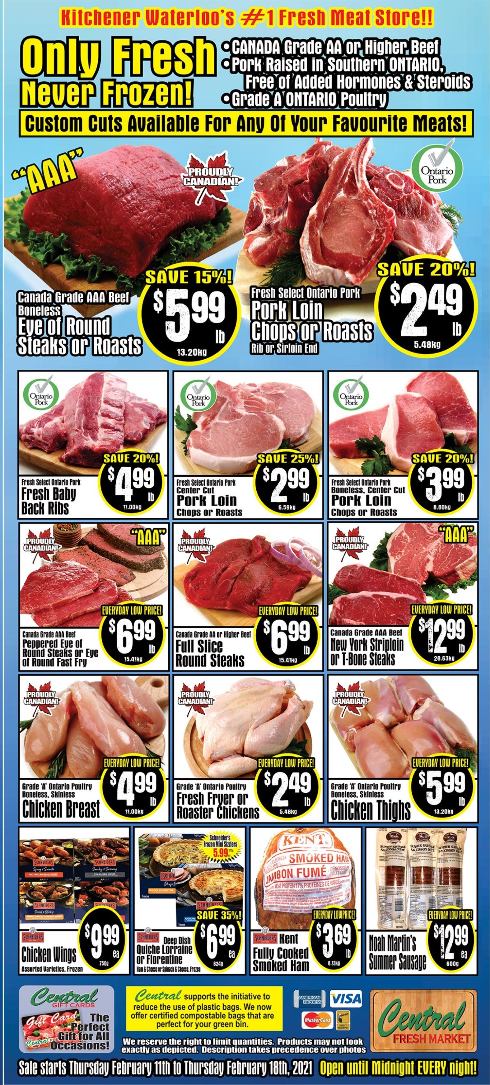 Central Fresh Market Flyer February 11 to 18