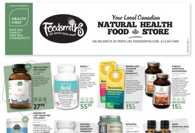 Foodsmiths Health First Flyer February 5 to 20
