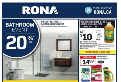 Rona (West) Flyer September 5 to 11