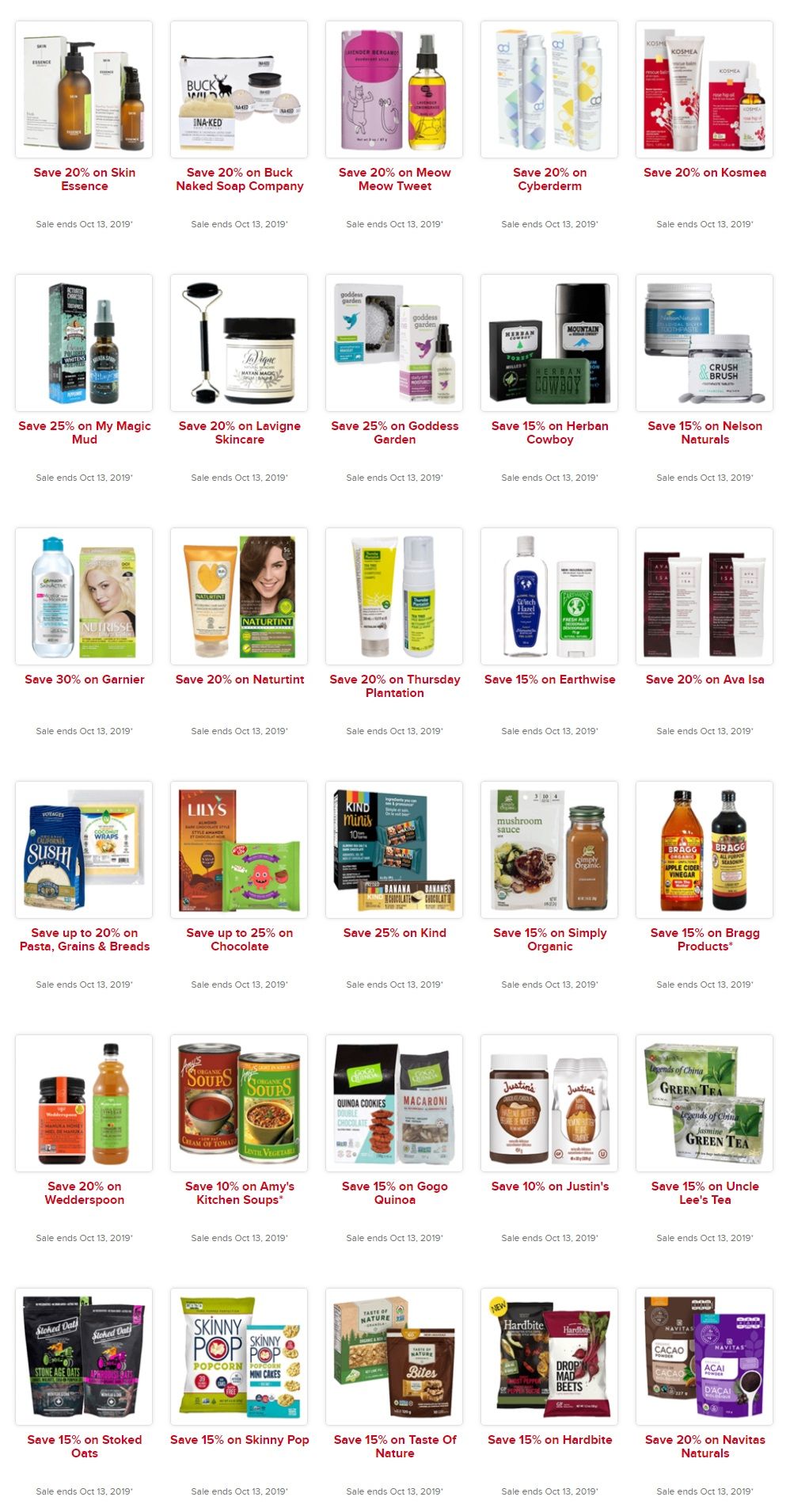 Well.ca Weekly Sales October 7 to 13