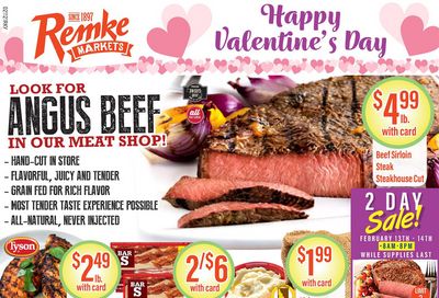 Remke Markets Valentine's Day Sale Weekly Ad Flyer February 11 to February 17, 2021