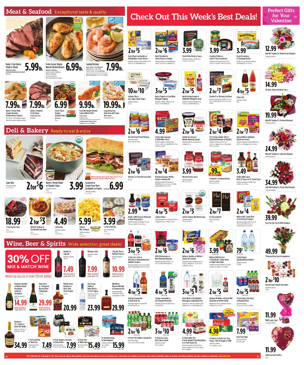 Raley's Weekly Ad Flyer February 10 to February 16, 2021
