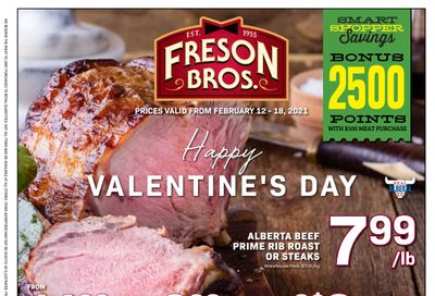 Freson Bros. Flyer February 12 to 18