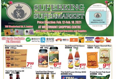 Superking Supermarket (London) Flyer February 12 to 18