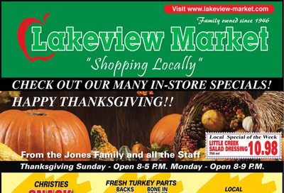 Lakeview Market Flyer October 7 to 13