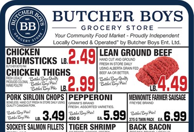 Butcher Boys Grocery Store Flyer September 4 to 13