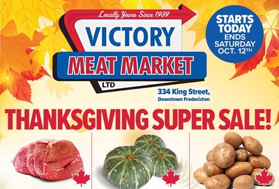 Victory Meat Market Flyer October 8 to 12