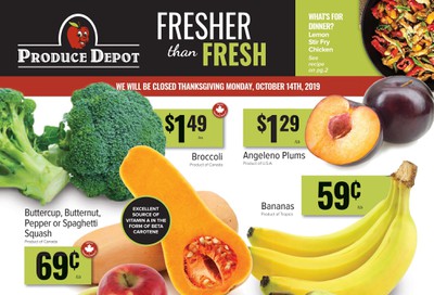 Produce Depot Flyer October 9 to 15