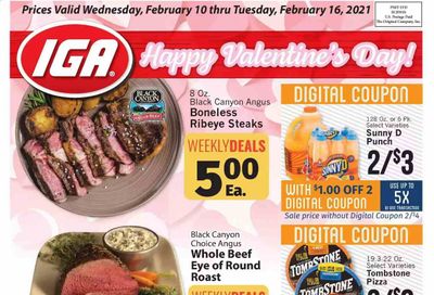 IGA Weekly Ad Flyer February 10 to February 16