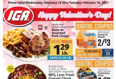 IGA Weekly Ad Flyer February 10 to February 16