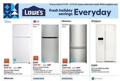 Lowe's Weekly Ad Flyer February 11 to February 17