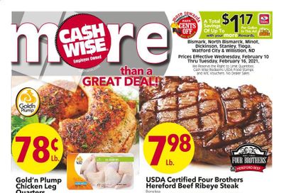 Cash Wise (MN, ND) Weekly Ad Flyer February 10 to February 16