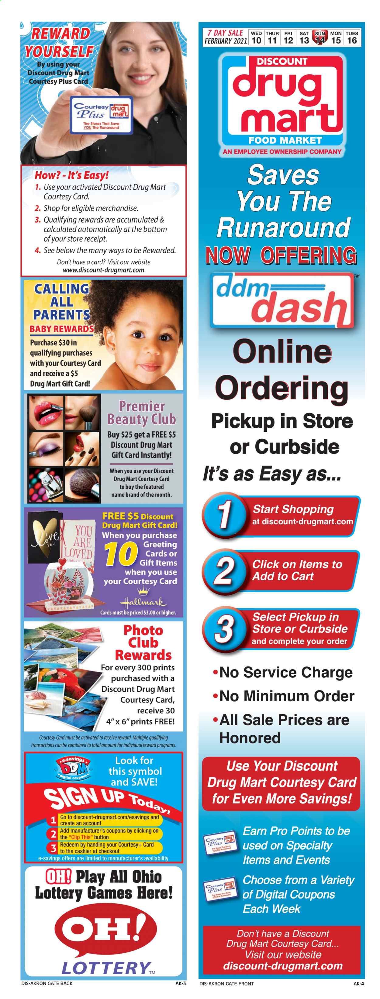 Discount Drug Mart (OH) Weekly Ad Flyer February 10 to February 16