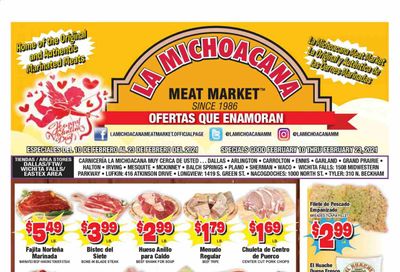 La Michoacana Meat Market (OK, TX) Weekly Ad Flyer February 10 to February 23