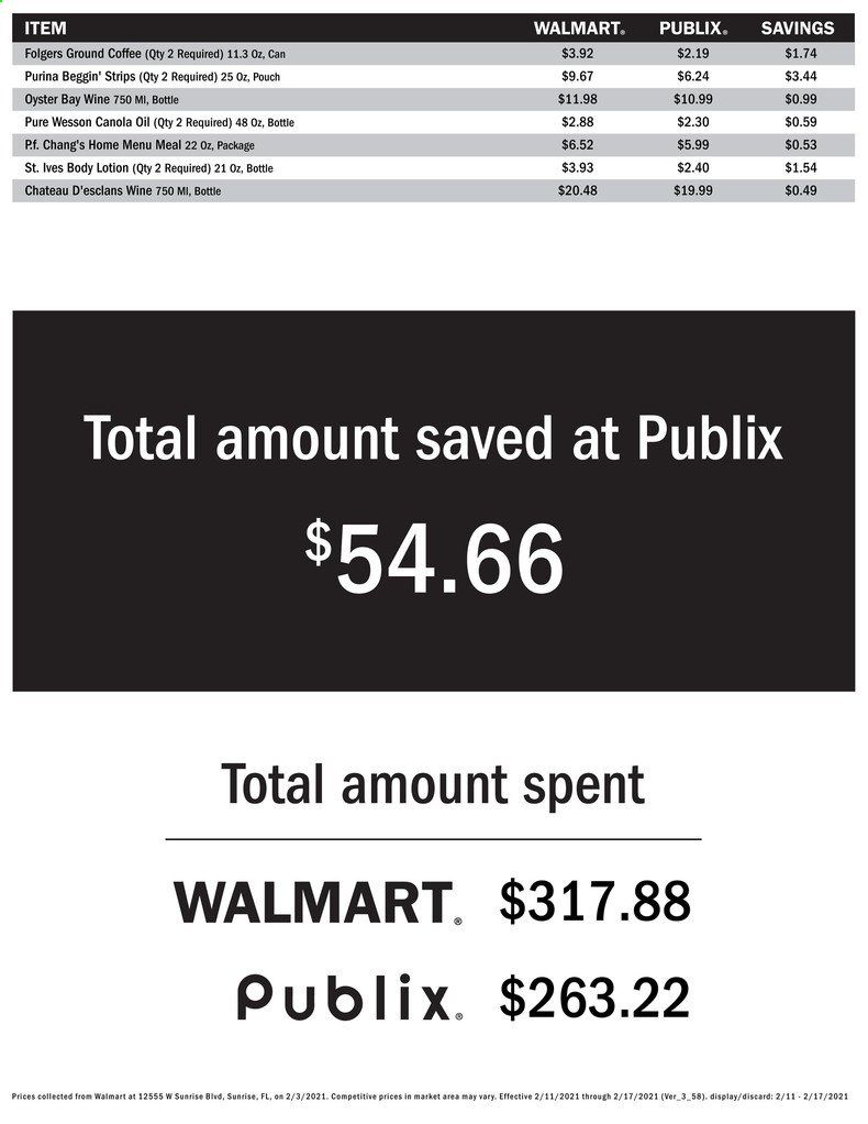 Publix (AL, FL, GA, NC, SC, TN) Weekly Ad Flyer February 11 to February 17