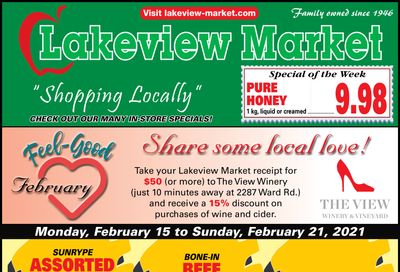 Lakeview Market Flyer February 15 to 21