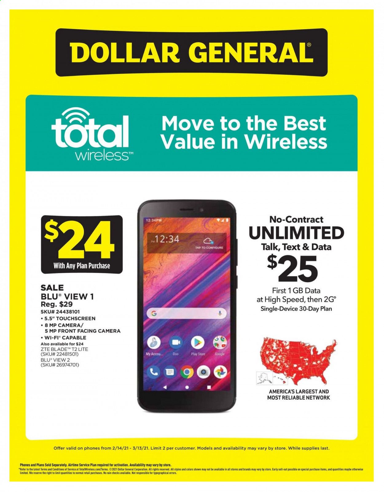 Dollar General Weekly Ad Flyer February 14 to March 13