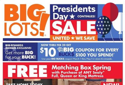 Big Lots Weekly Ad Flyer February 6 to February 20