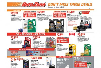 Autozone Weekly Ad Flyer February 9 to March 8