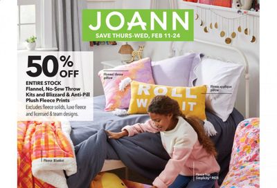JOANN Weekly Ad Flyer February 11 to February 24