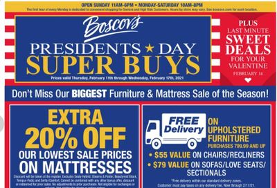 Boscov's Weekly Ad Flyer February 11 to February 17