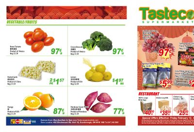 Tasteco Supermarket Flyer February 12 to 18