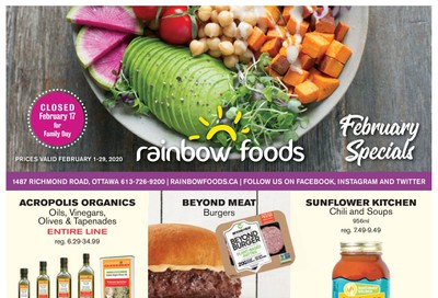Rainbow Foods Flyer February 1 to 29