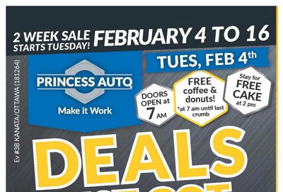Princess Auto Flyer February 4 to 16