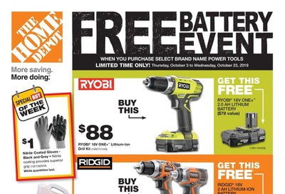 Home Depot (ON) Flyer October 10 to 16