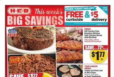 H-E-B (TX) Weekly Ad Flyer February 17 to February 23