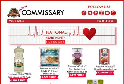 Commissary Weekly Ad Flyer February 15 to February 23