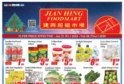 Jian Hing Foodmart (Scarborough) Flyer January 31 to February 6