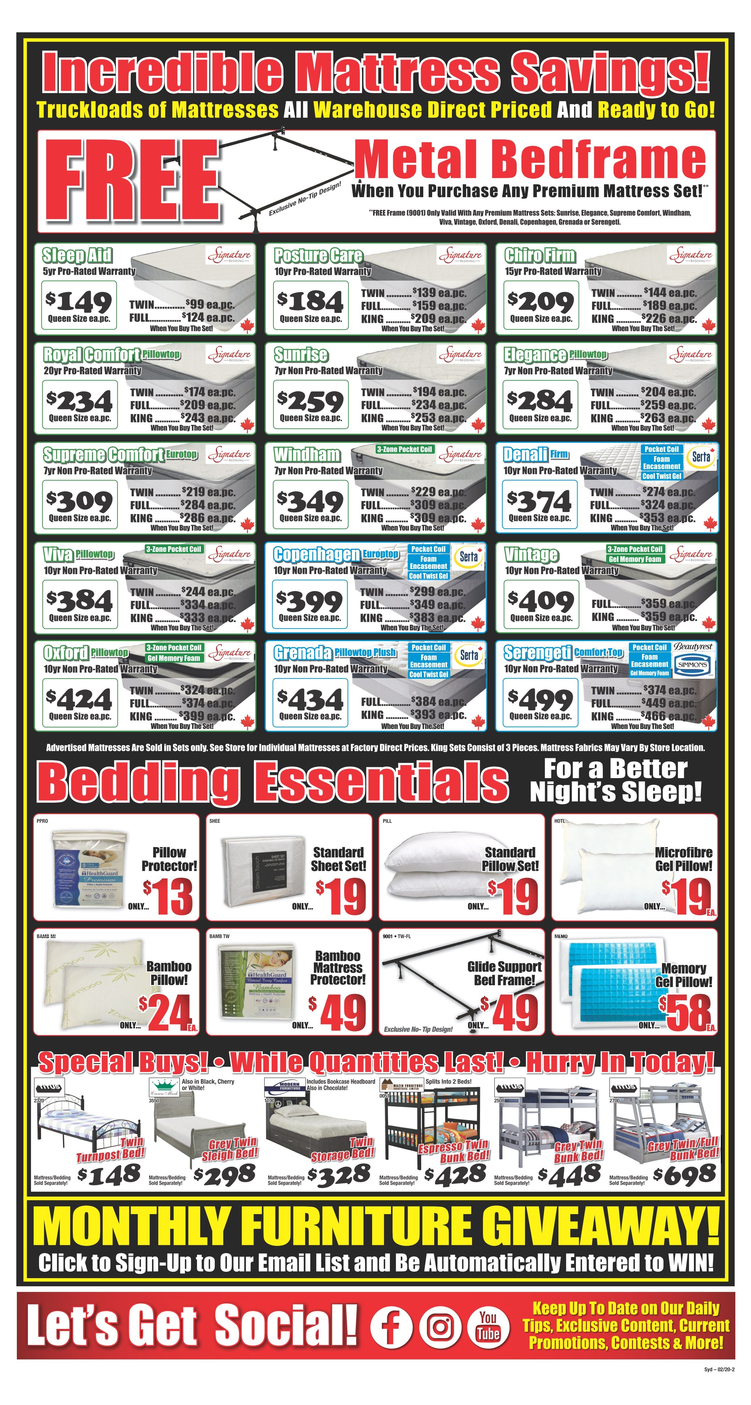 Surplus Furniture & Mattress Warehouse (Sydney) Flyer February 4 to 24