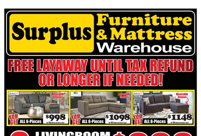 Surplus Furniture & Mattress Warehouse (St. John's) Flyer February 4 to 24