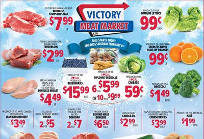 Victory Meat Market Flyer February 4 to 8