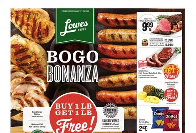 Lowes Foods Weekly Ad Flyer February 17 to February 23