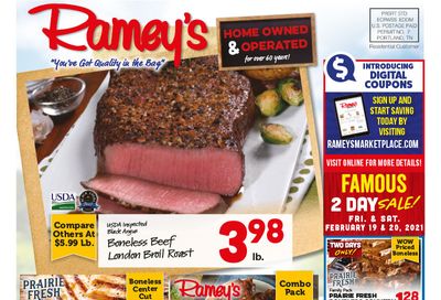 Ramey's Weekly Ad Flyer February 17 to February 23, 2021