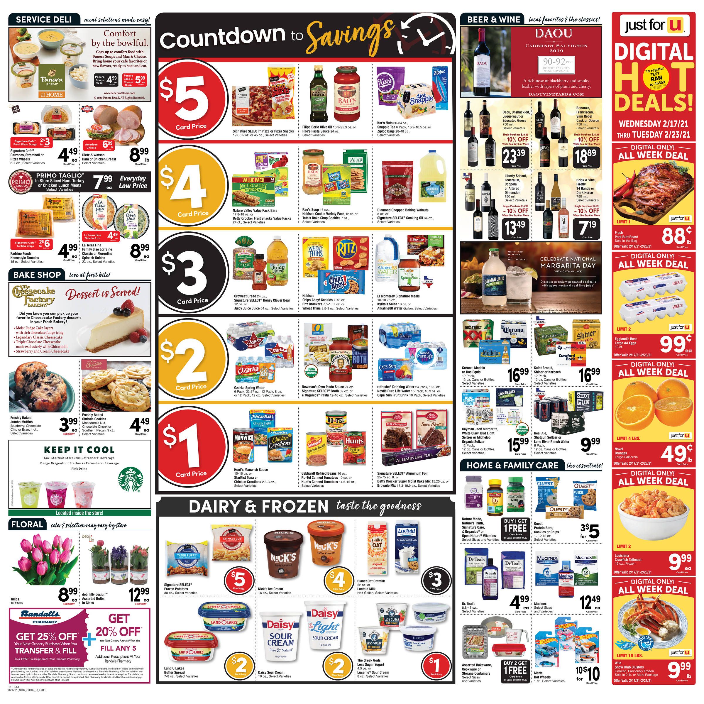 Randalls Weekly Ad Flyer February 17 to February 23, 2021