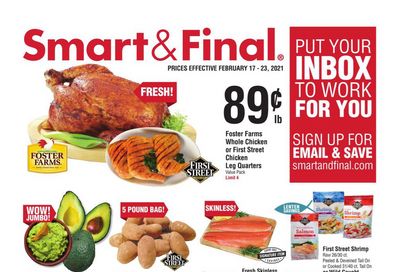 Smart & Final Weekly Ad Flyer February 17 to February 23, 2021
