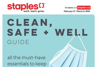Staples Clean, Safe and Well Flyer February 17 to March 2