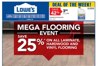Lowe's Flyer February 6 to 12