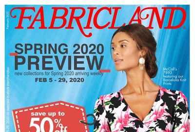 Fabricland (ON) Flyer February 5 to 29