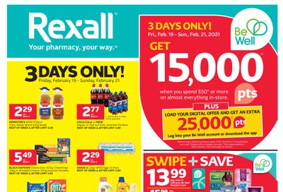 Rexall (West) Flyer February 19 to 25