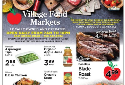 Village Food Market Flyer February 5 to 11