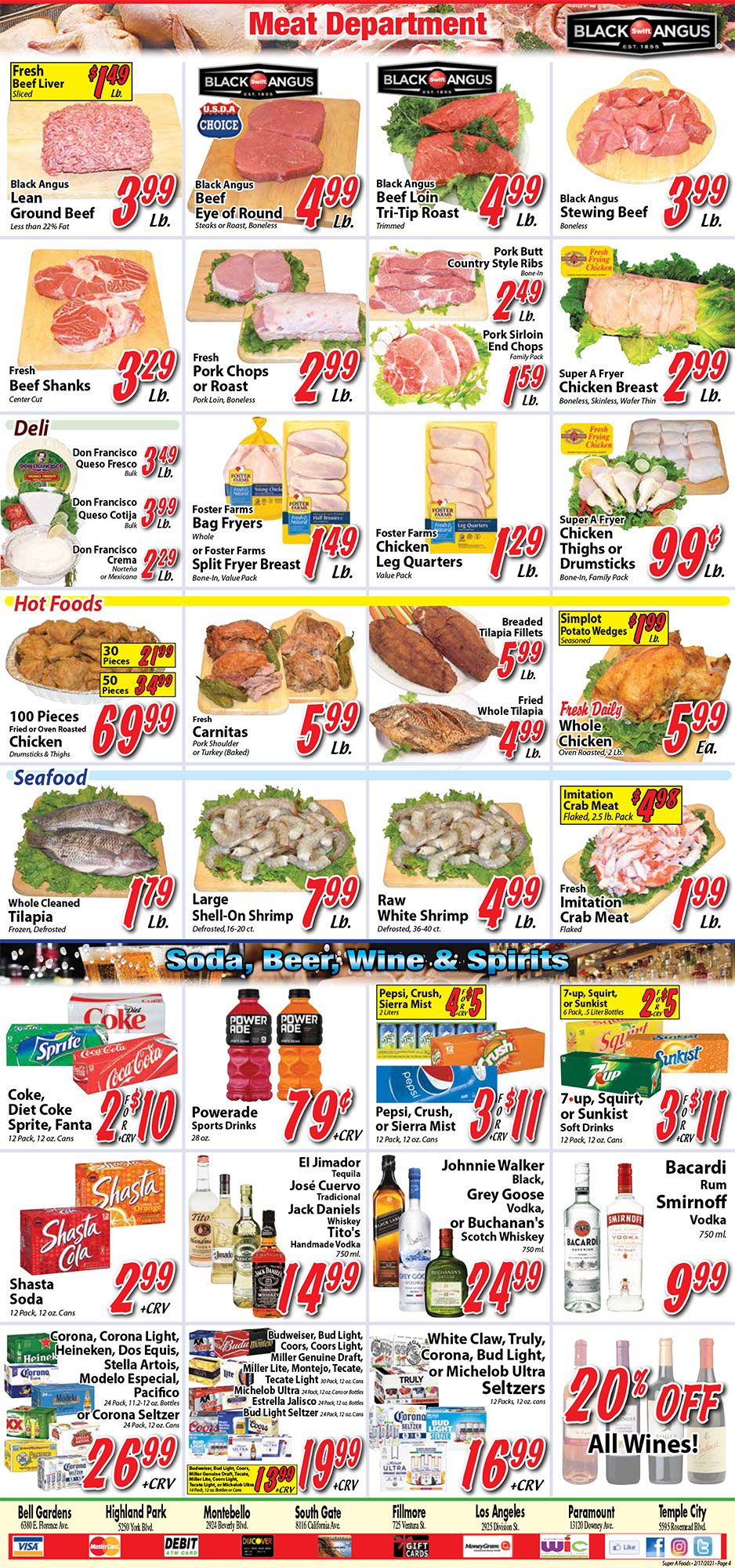 Super A Foods Weekly Ad Flyer February 17 to February 23, 2021