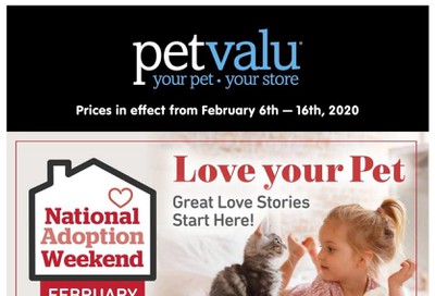 Pet Valu Flyer February 6 to 16