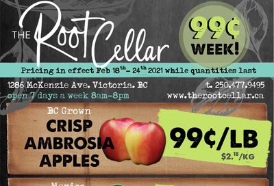 The Root Cellar Flyer February 18 to 24